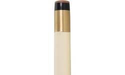 Biliardo lazda Classic Jupiter JU-2, prisukamas metalinis antgalis, juoda, vientisa, Pool