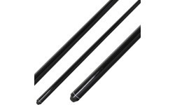 Billiard cue "Classic Blacky CLB-1", black, one-piece, Pool