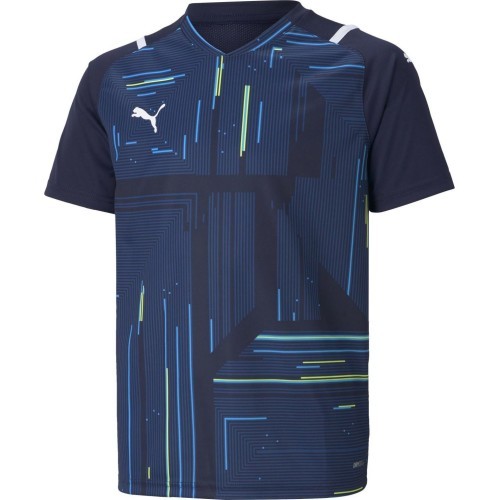 Puma Marškinėliai Paaugliams TeamUltimate Jersey Jr Blue 705078 06