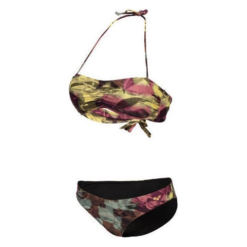 W Arena Bikini Bandeau Allover Red Fan 38 - 400