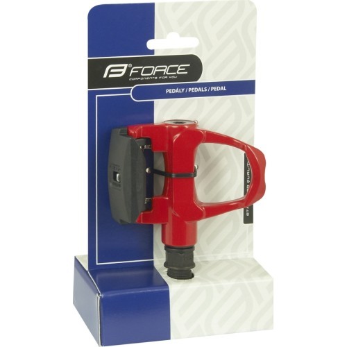 FORCE Road Pedals + Cleats (Red)