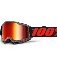 Кроссовые очки 100% Accuri 2 Mirror - Huaraki černá, zrcadlové plexi