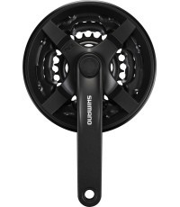 Передний блок звёзд Shimano Tourney с шатуном FC-TY301 42x34x24T 170mm