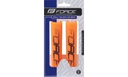 Rankenos FORCE Slick 125mm (silikoninės, oranžinės)