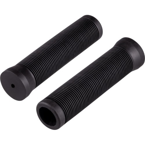 Грипсы руля FORCE Groove 123mm, резиновые, чёрные