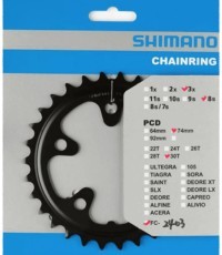 Передняя звезда Shimano 30T, Claris FC-2403