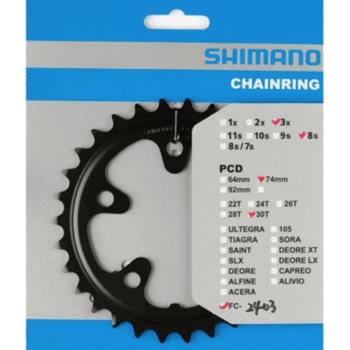 Shimano 30T Front Chainring, Claris FC-2403