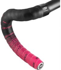 FORCE Eva Dual Handlebar Tape (Black/Pink)