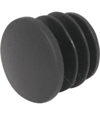 FORCE handlebar end plug, round (plastic, black)