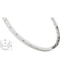 FORCE Basic 27.5" (584x18) Bicycle Rim, disc brake, 32H (white)
