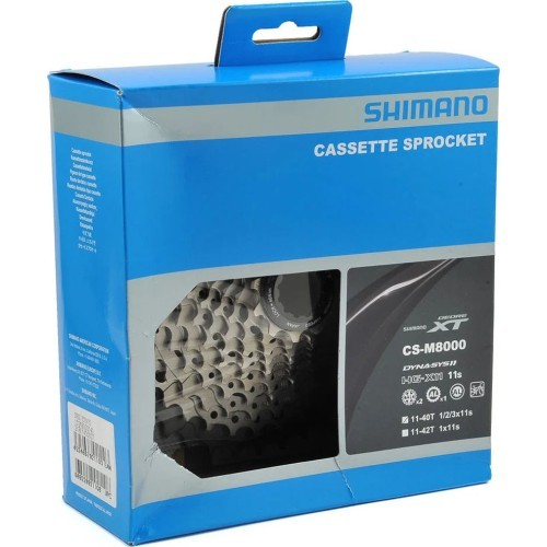 Задняя кассета Shimano CS-M8000 11-40T на 11 скоростей