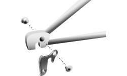 Derailleur hanger GH-002, right (silver)