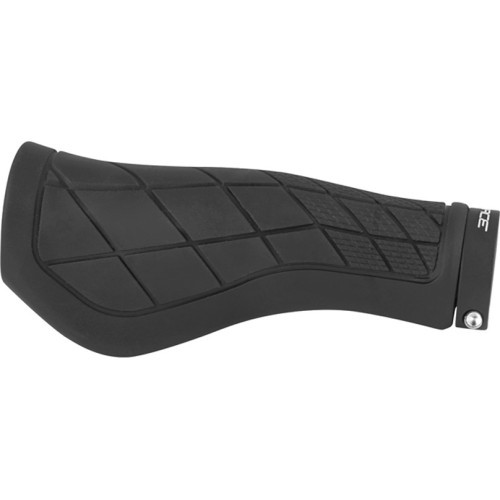 Грипсы руля FORCE TROY 136mm (резиновые, чёрные)