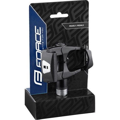 Pedalai FORCE DELTA, plentui (LOOK), juodi