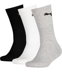 Puma Kojinės Paaugliams Junior Crew Black Grey White 907958 03