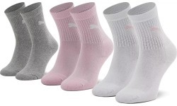 Носки Puma для подростков Junior Crew White Grey Pink 907958 05