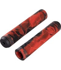 Vairo rankenos FORCE BMX 145mm (juoda/raudona)