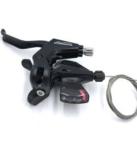 Pavarų /stabdžių rankenėlė Shimano Altus M310 kairė, su trosu, 3 pavarų