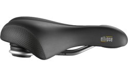 Седло Selle Royal Ellipse Relaxed Unisex 23 250x223mm (чёрное)