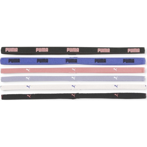 Puma AT Sportbands Headband Black White Purple Peach 053452 23