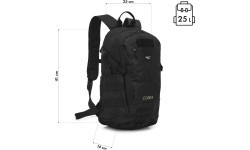 Тактический рюкзак NILS Camp NC3905 Cobra, черный, 25 л