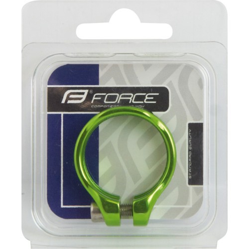 FORCE seatpost clamp 34.9 mm (aluminum, green)