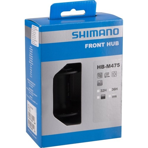 Втулка передняя Shimano HBT3000 V-brake 32H с эксцентриком (чёрная)
