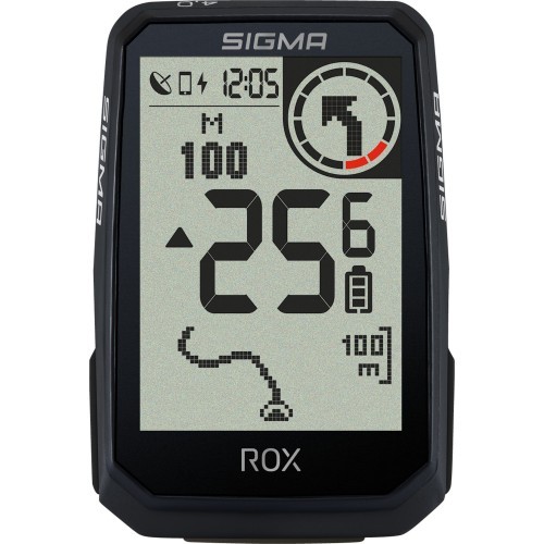 Dviračio kompiuteris SIGMA ROX 4.0 Endurance GPS Black Sensor Set