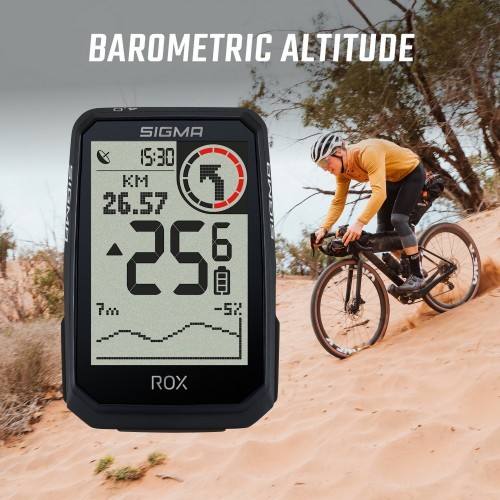 Велокомпьютер SIGMA ROX 4.0 Endurance GPS Black, комплект с датчиками