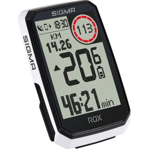 Велокомпьютер SIGMA ROX 4.0 Endurance GPS, белый, Sensor Set