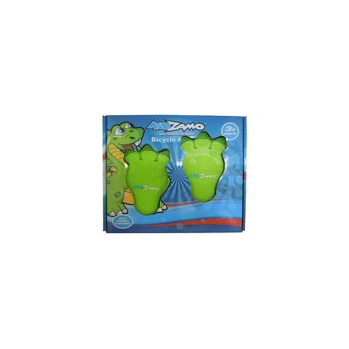 Детские велосипедные педали Kidzamo Flamy 1/2" (зелёные)