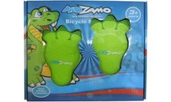 Детские велосипедные педали Kidzamo Flamy 1/2" (зелёные)