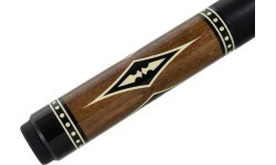 Billiard Cue, Pool, Cuetec Warrior, Brown, 3/8x14