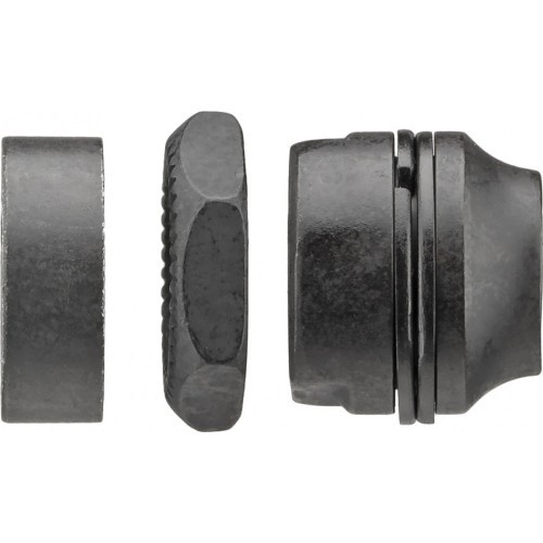 Konusas, poveržlės ir veržlė stebulei Shimano FH-RM66 (kairė)