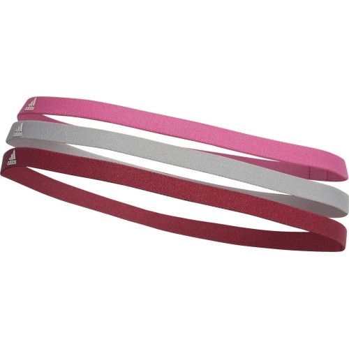 Adidas Plaukų juosta 2Pp Hairband Pink Red Grey GM4990