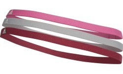 Adidas Plaukų juosta 2Pp Hairband Pink Red Grey GM4990