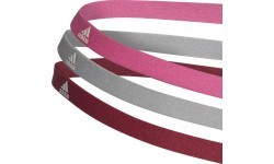 Adidas Plaukų juosta 2Pp Hairband Pink Red Grey GM4990