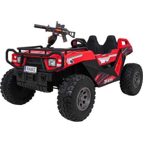 Elektromobilis Buggy Prospector 4x4 Strong, raudonas