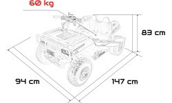 Buggy PROSPECTOR 4x4 STRONG Red