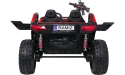 Elektromobilis Buggy Prospector 4x4 Strong, raudonas