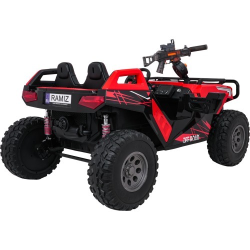 Elektromobilis Buggy Prospector 4x4 Strong, raudonas