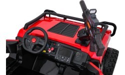 Elektromobilis Buggy Prospector 4x4 Strong, raudonas