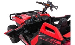 Elektromobilis Buggy Prospector 4x4 Strong, raudonas