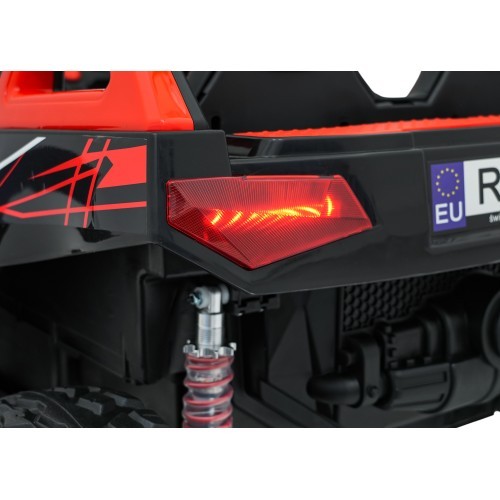 Elektromobilis Buggy Prospector 4x4 Strong, raudonas