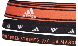 Повязка на голову Adidas 3PP оранжево-чёрная GS2120