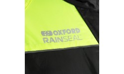 Водонепроницаемый мотокомбинезон Oxford Rain Seal, чёрный/жёлтый