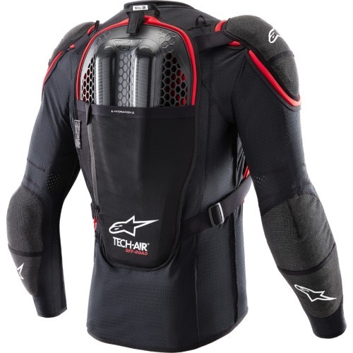 Oro pagalvės liemenė Alpinestars Tech-Air Off-Road System, juoda/raudona