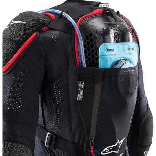 Oro pagalvės liemenė Alpinestars Tech-Air Off-Road System, juoda/raudona