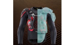 Жилет с подушкой безопасности Alpinestars Tech-Air Off-Road System, чёрно-красный