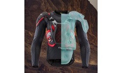 Oro pagalvės liemenė Alpinestars Tech-Air Off-Road System, juoda/raudona